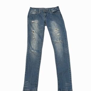 Bluenotes Men’s 28x32 Light blue distressed jeans denimcore casual blokecore